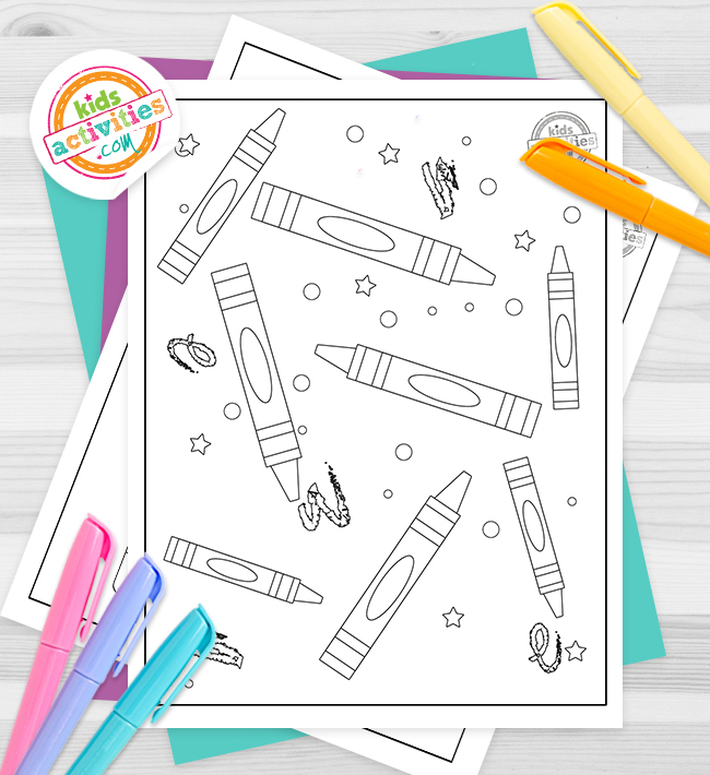 Best crayola coloring pages to print for free kids activities blog