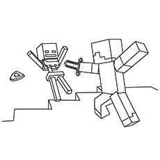 Free printable minecraft coloring pages for toddlers