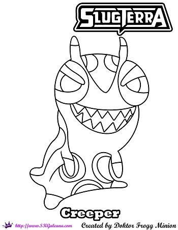 Creeper by doktorfroggminion coloring page by skgaleana on