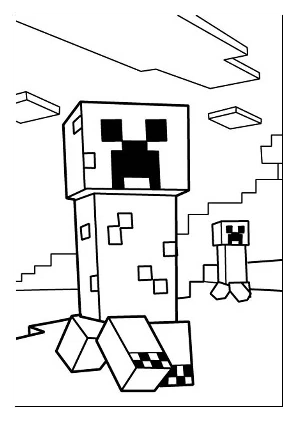 Minecraft coloring pages free printable coloring sheets for kids