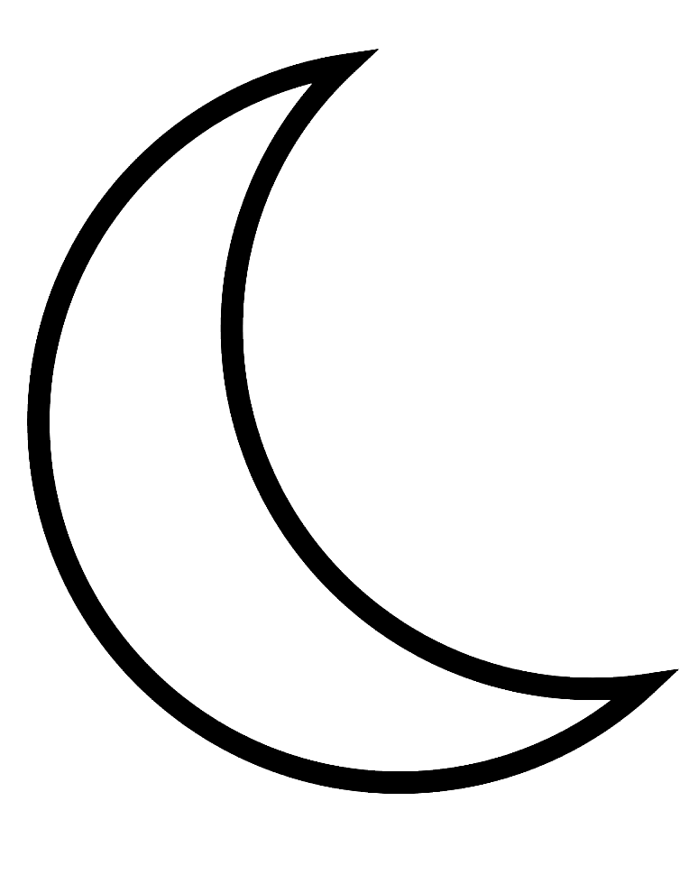 Moon coloring pages printable for free download