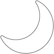 Smiling crescent moon coloring page free printable coloring pages