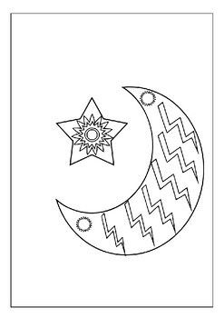 Printable sun and moon coloring pages an artistic journey through space pdf