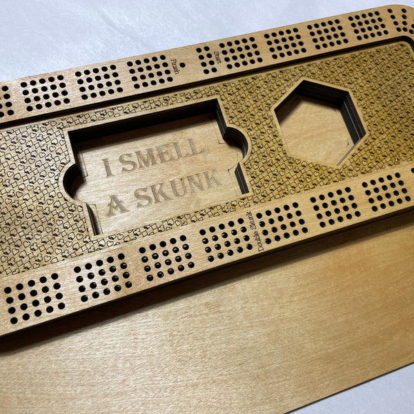 Personalized rustic cribbage board custom cribbage board for gifts â creations by alfie