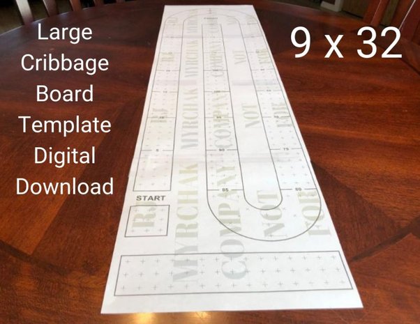 How to make a cribbage board