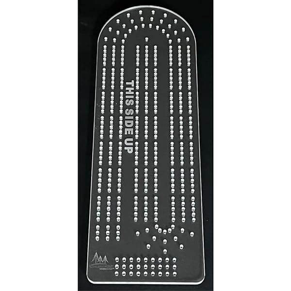 Cribbage board template