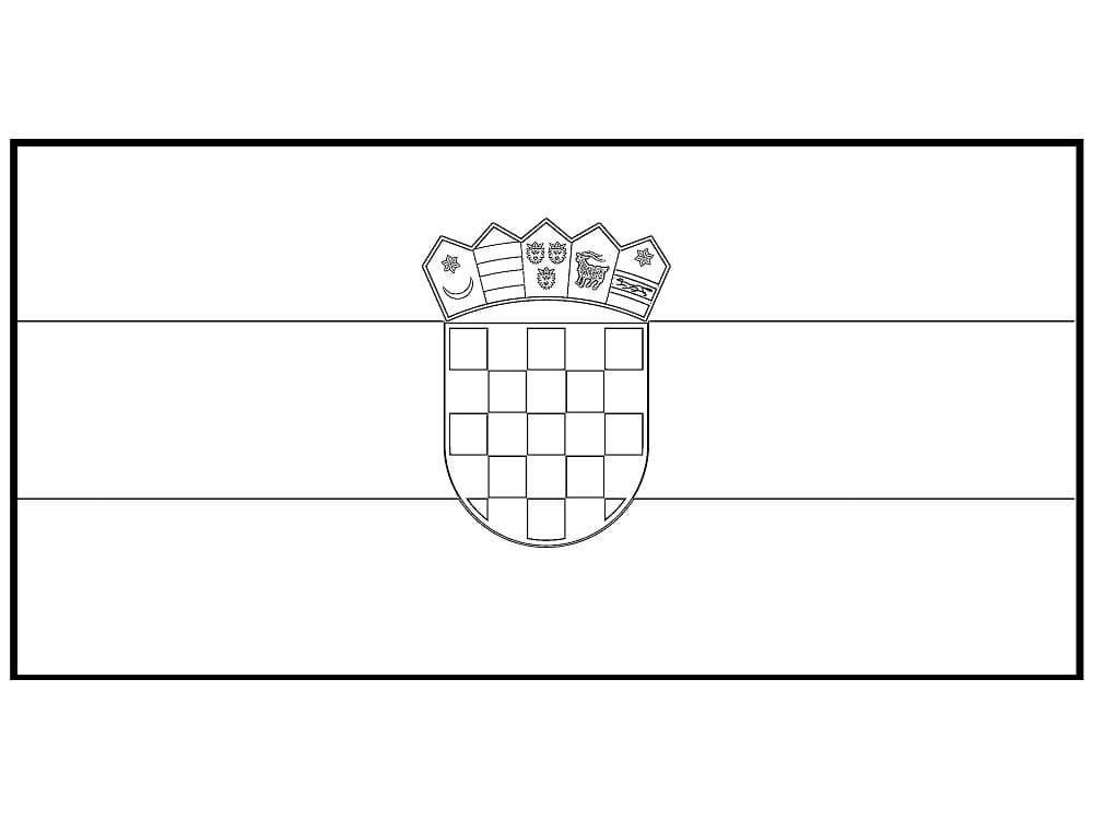 Croatia coloring pages