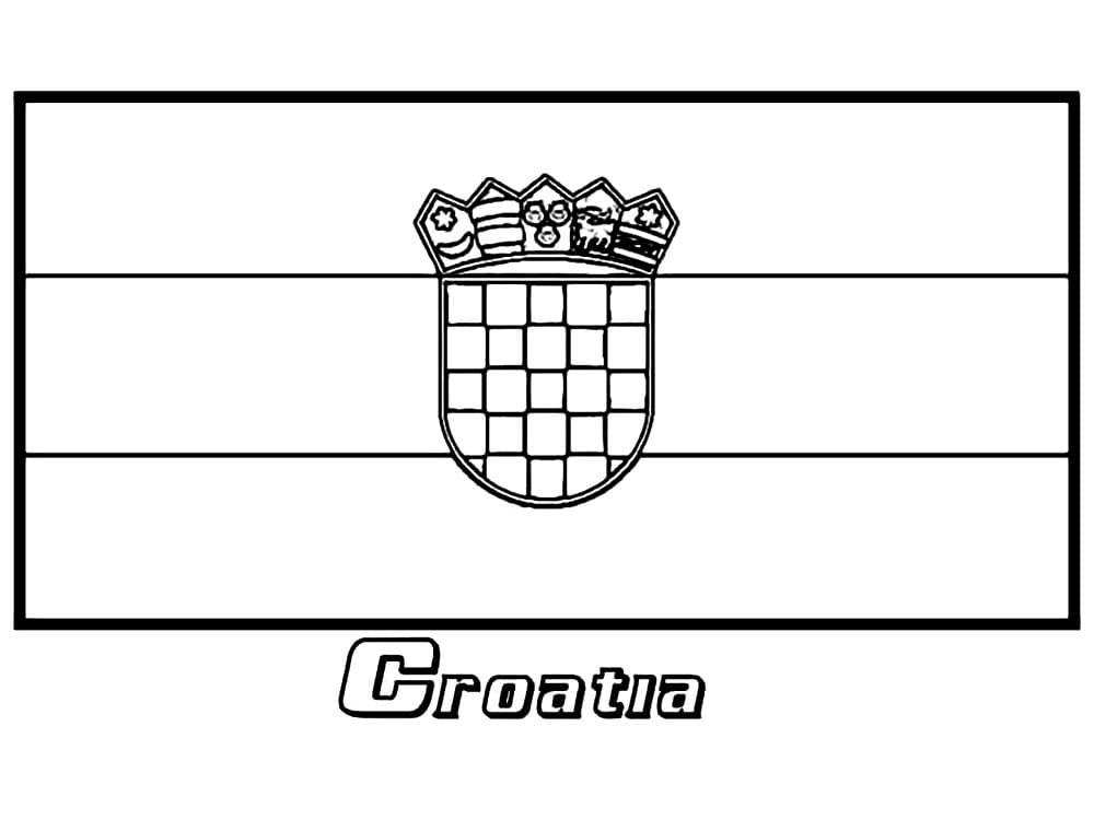 Croatia coloring pages