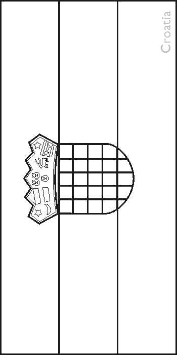 Colouring book of flags southern europe