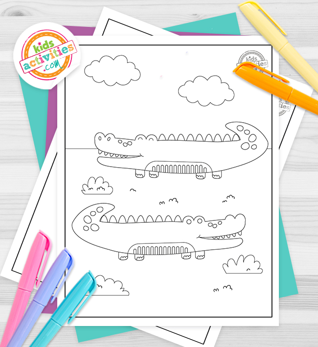 Awesome alligator coloring pages you can download print kids activities blog