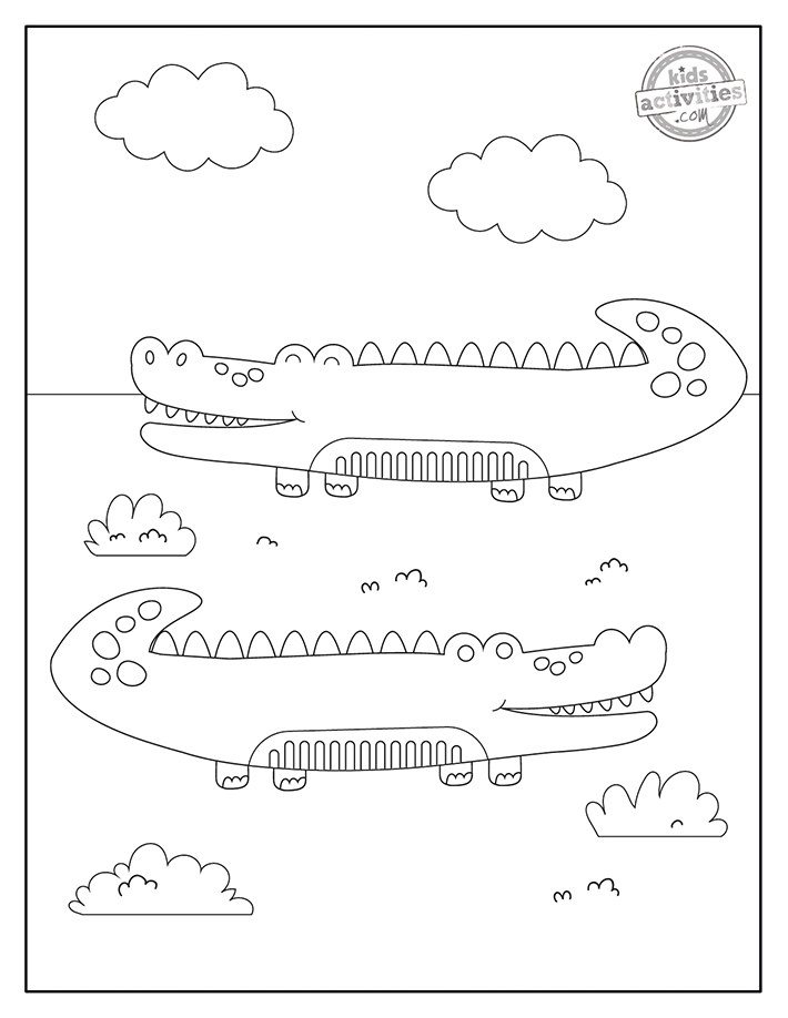 Awesome alligator coloring pages you can download print kids activities blog