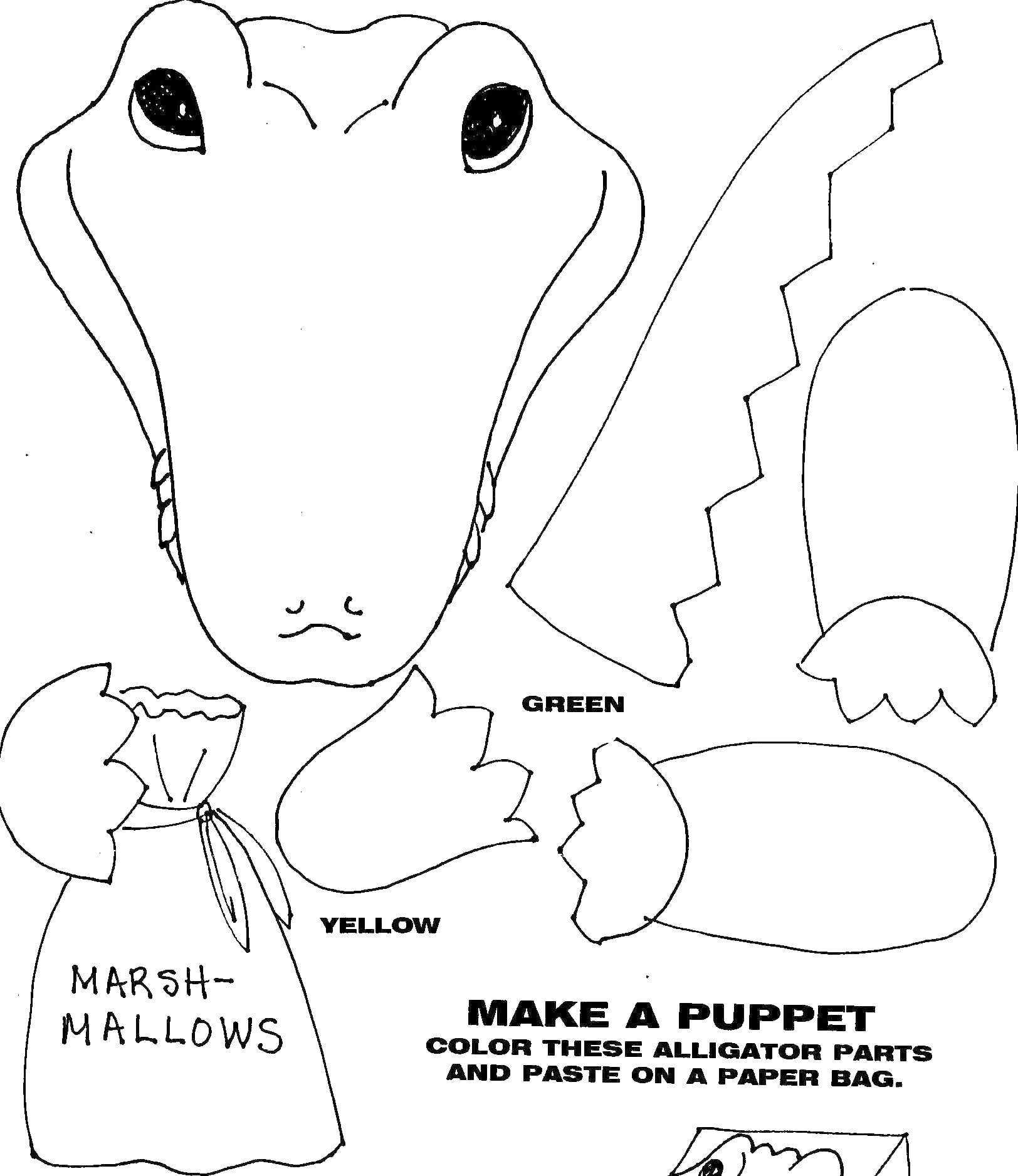 Online coloring pages coloring page collect crocodile mask download print coloring page