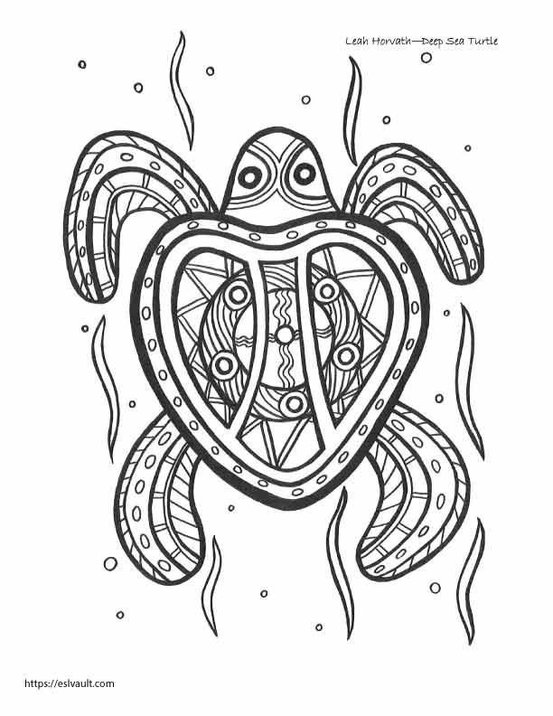 Free aboriginal art colouring pages