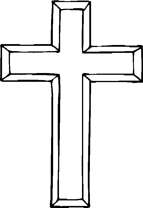 Christmas cross coloring pages xmas jesus cross team colors