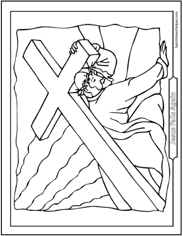 Jesus good friday coloring page âïâï jesus coloring pages