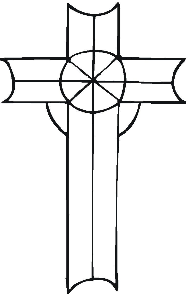 Free printable cross coloring pages for kids