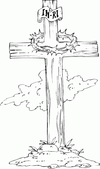 Wooden cross page