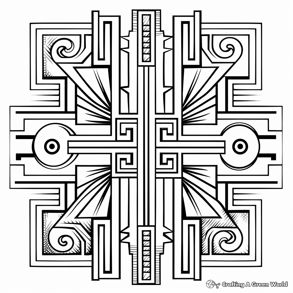 Cross coloring pages