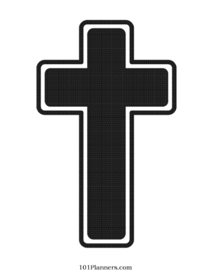 Cross template cross clipart maker