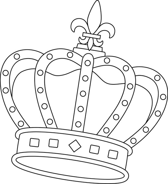 Thousand crown coloring pages royalty