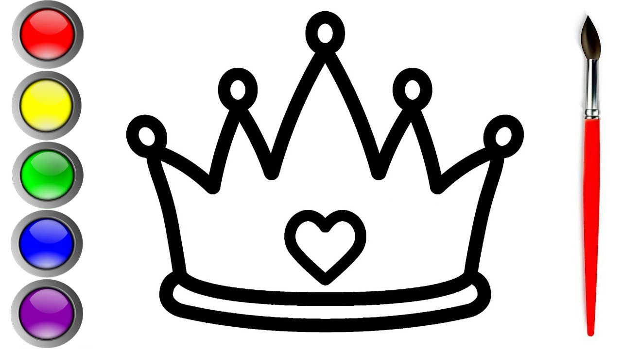 Top free printable crown coloring pages online