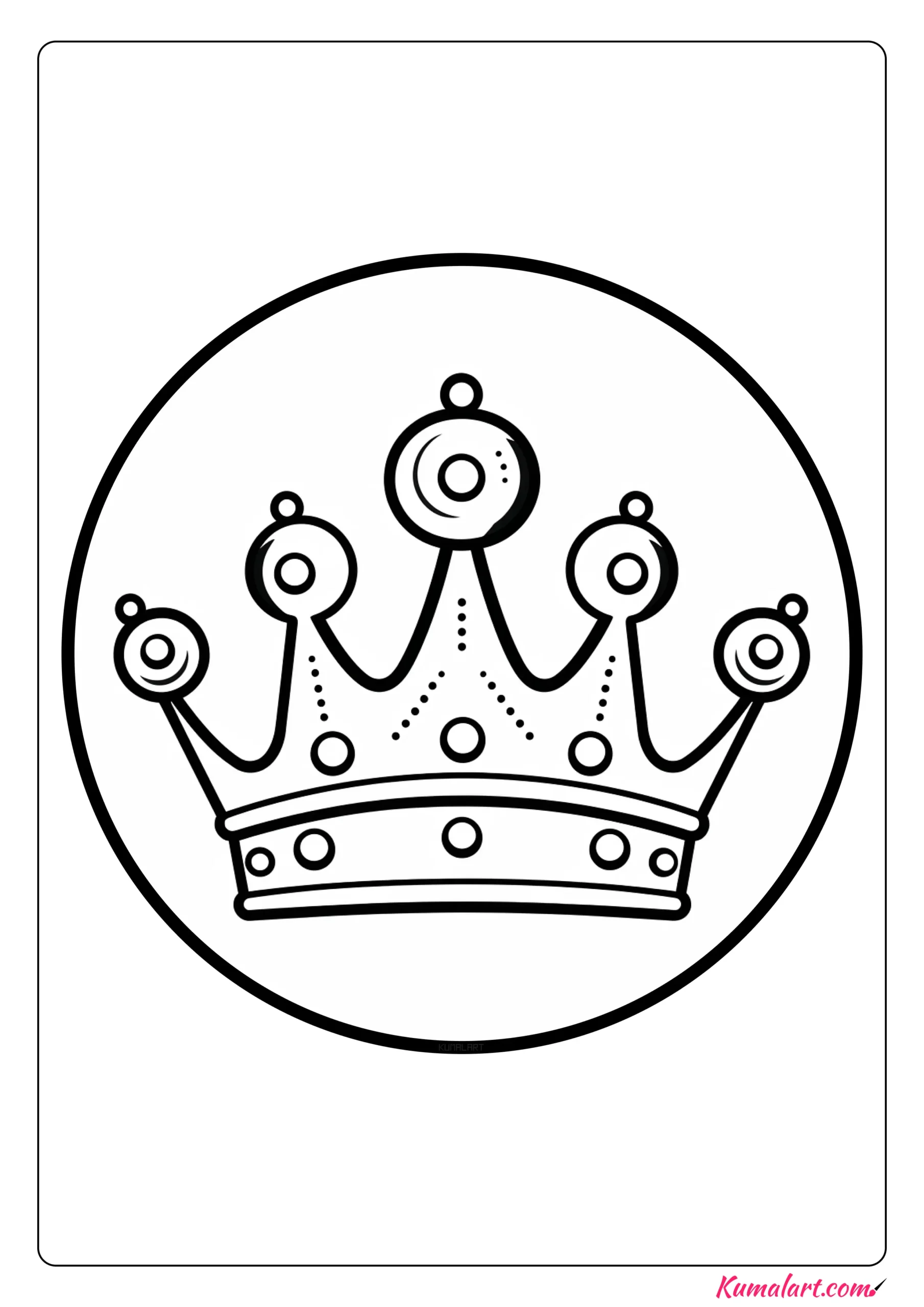 Ð free printable princess crown coloring pages