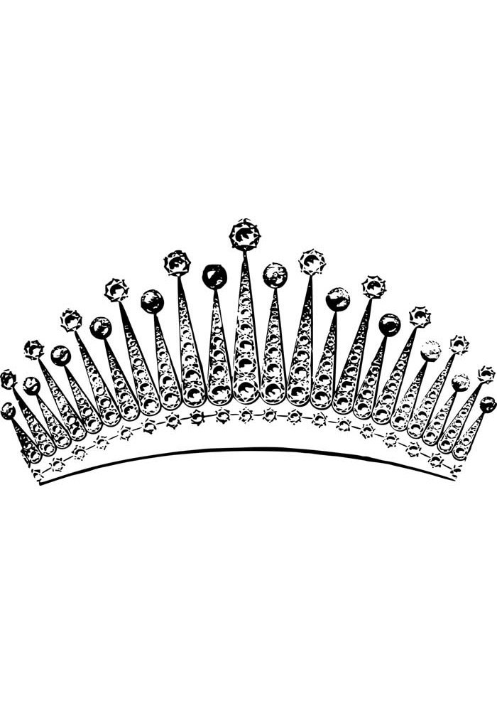 Crown coloring pages free personalizable coloring pages