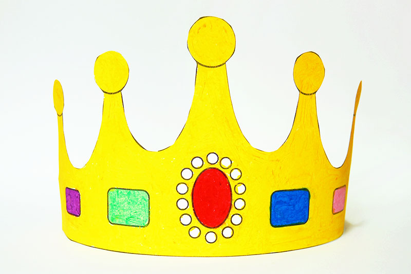 Prince and princess crown templates free printable templates coloring pages