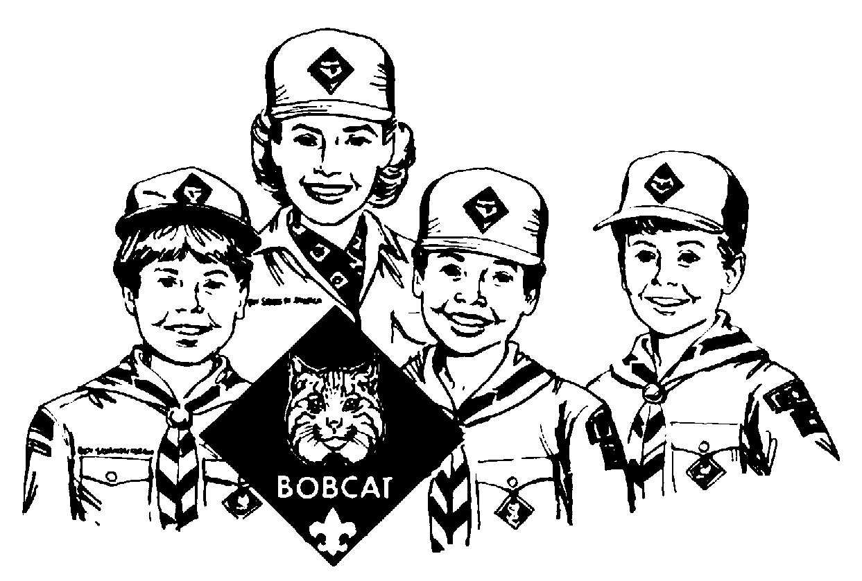 Printable coloring activity pages cub scout pack