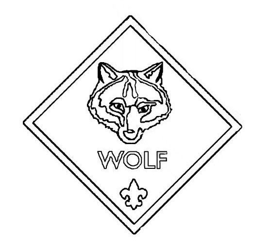 Cub scout wolf coloring page wolf scouts cub scout activities cub scouts wolf