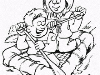 Best cub scout and boy scout coloring pages for kids