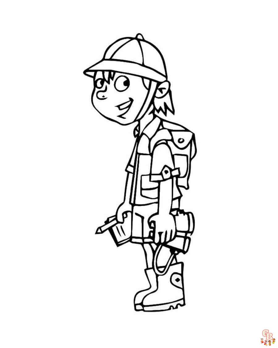 Printable cub scout coloring pages free for kids and adults