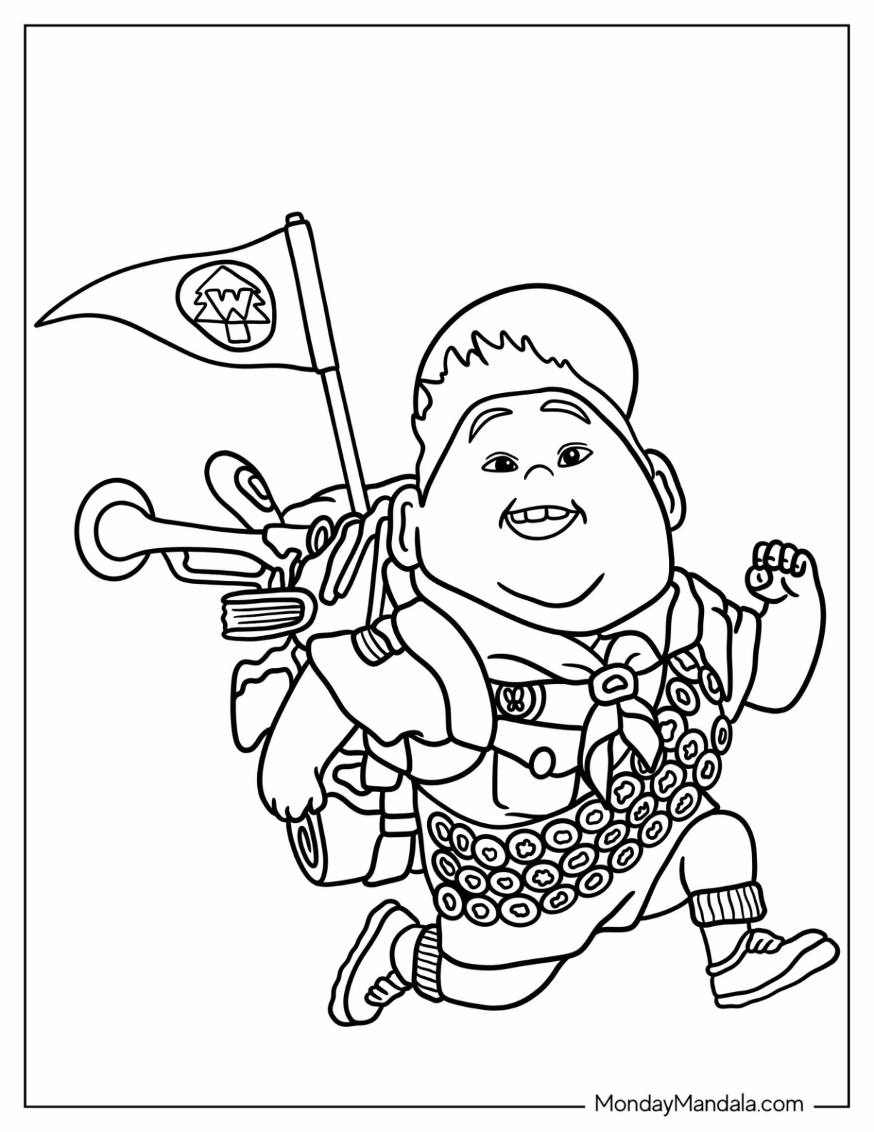 Up coloring pages free pdf printables