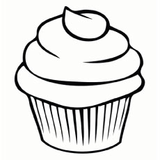 Top free printable cupcake coloring pages online