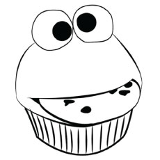 Top free printable cupcake coloring pages online