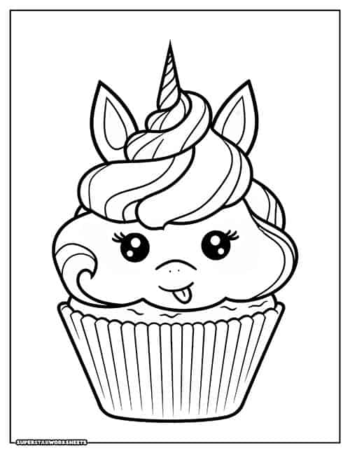 Unicorn coloring pages