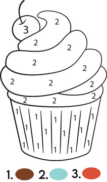 Cupcake coloring images â browse photos vectors and video