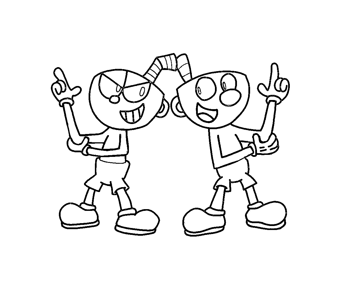 Cuphead top coloring pages yumiko fujiwara