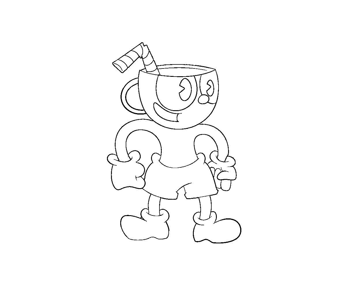 Cuphead top coloring pages yumiko fujiwara