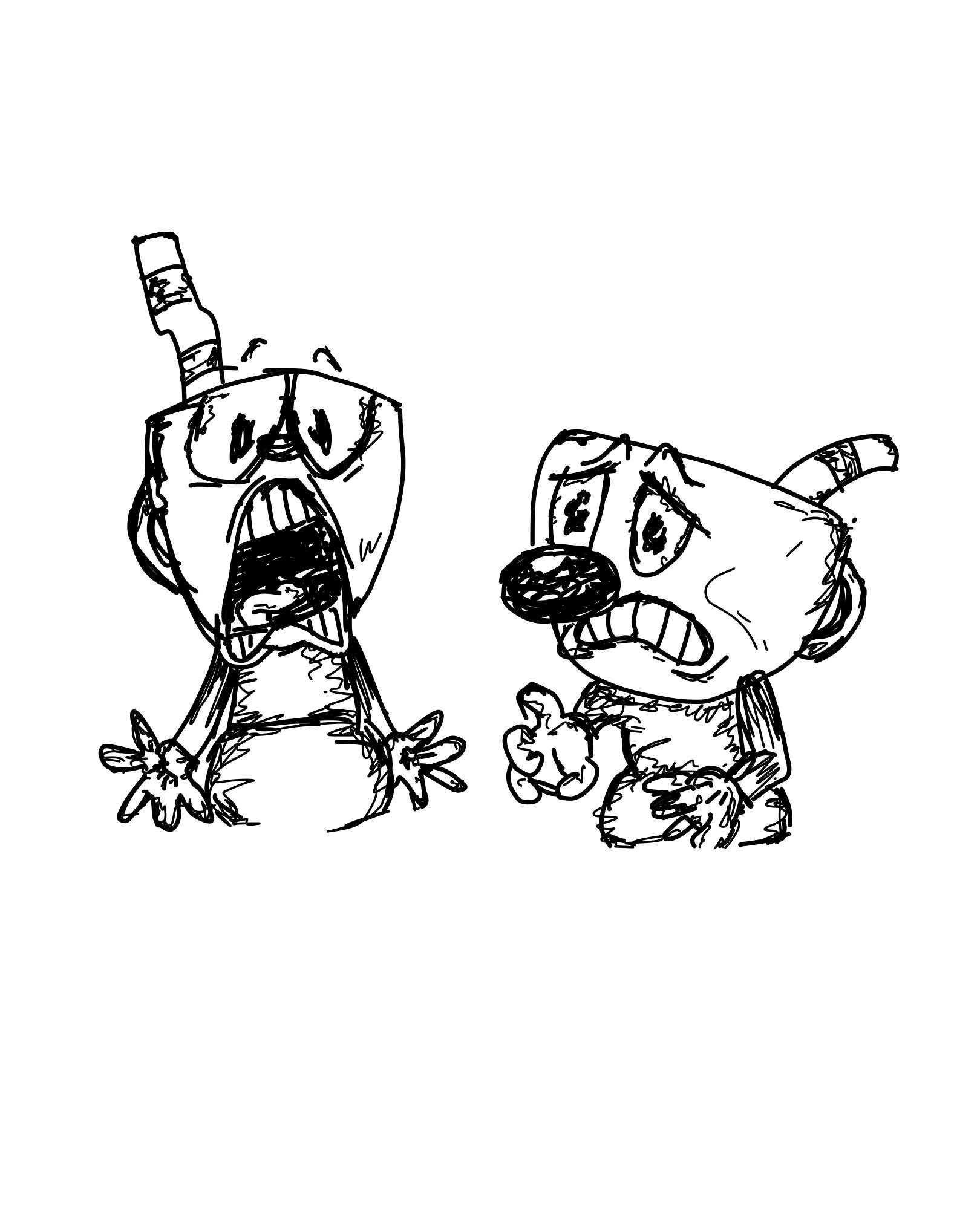 Cuphead coloring