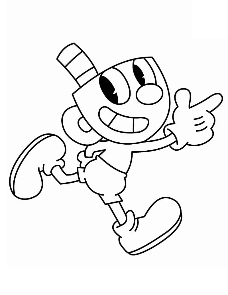 Cuphead malvorlagen