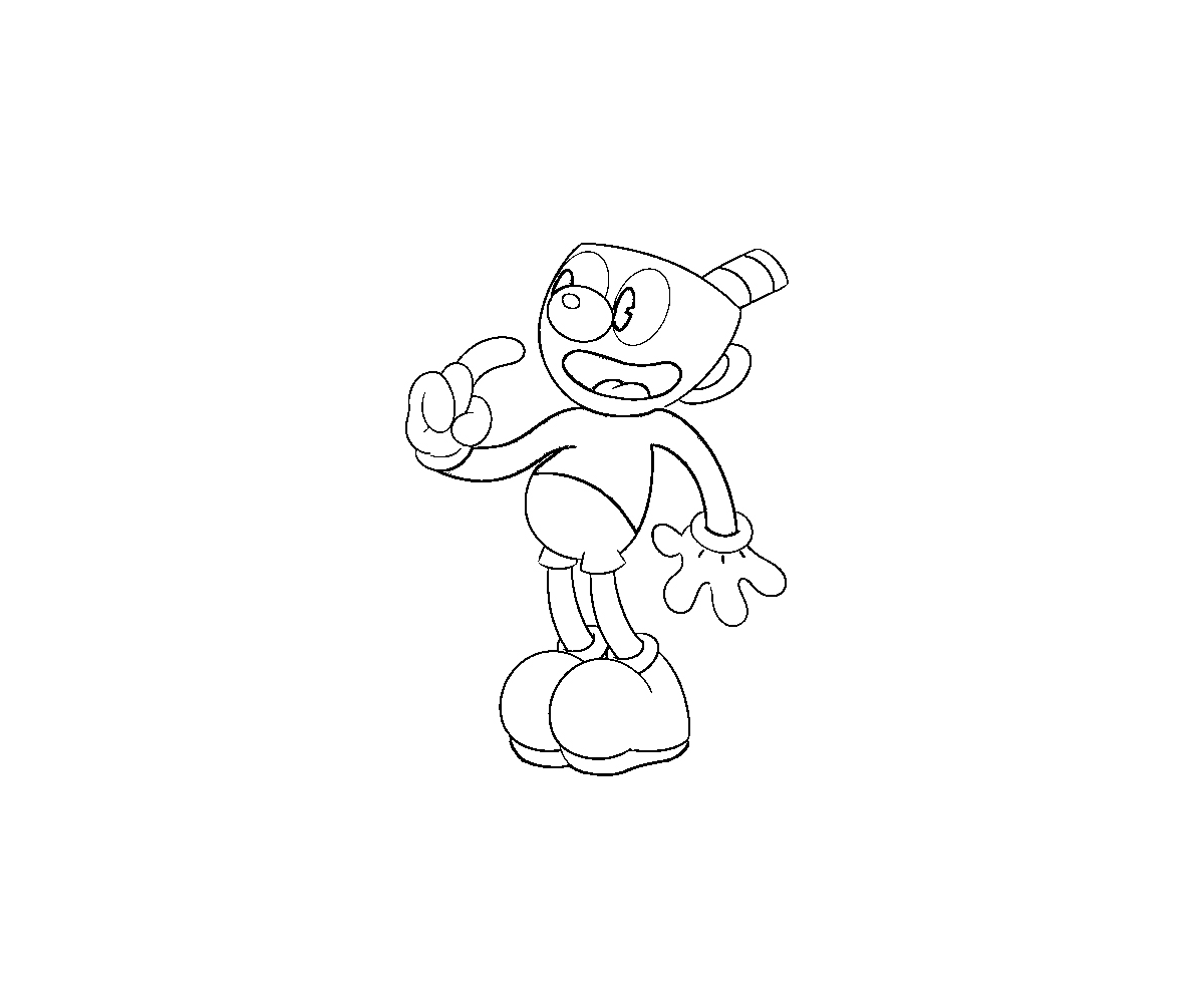 Cuphead top coloring pages yumiko fujiwara