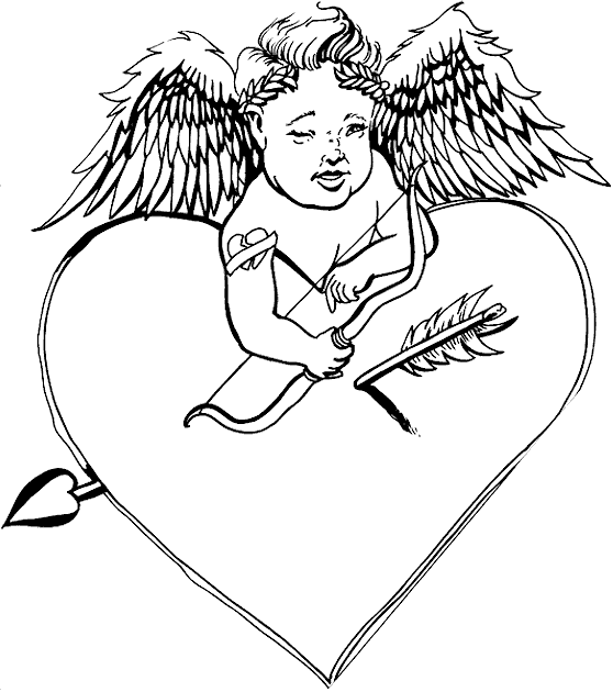 Cupid coloring pages