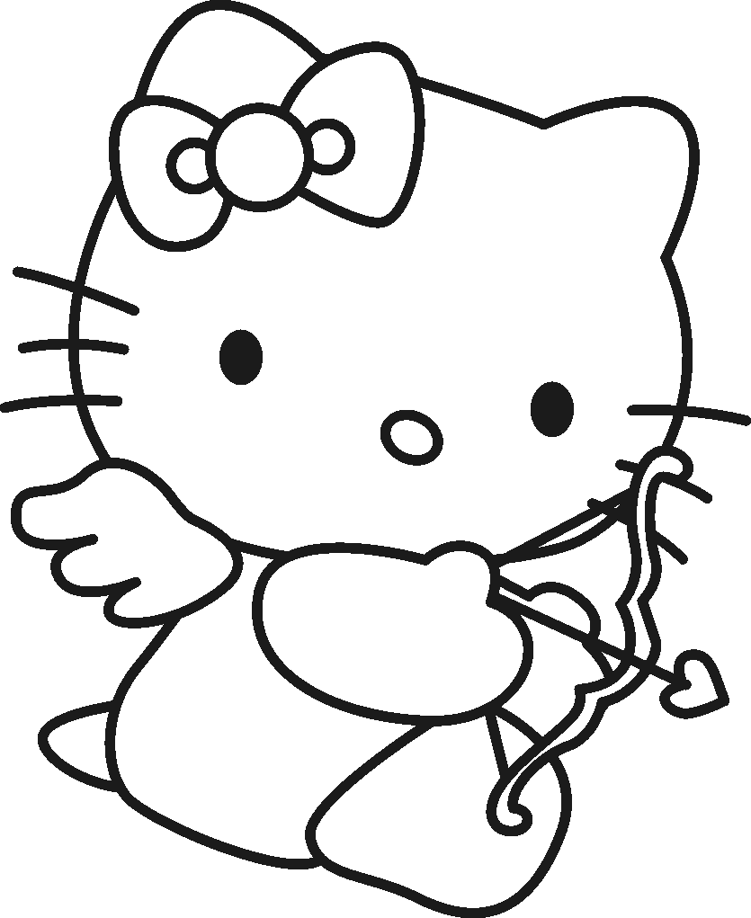 Cupid coloring pages