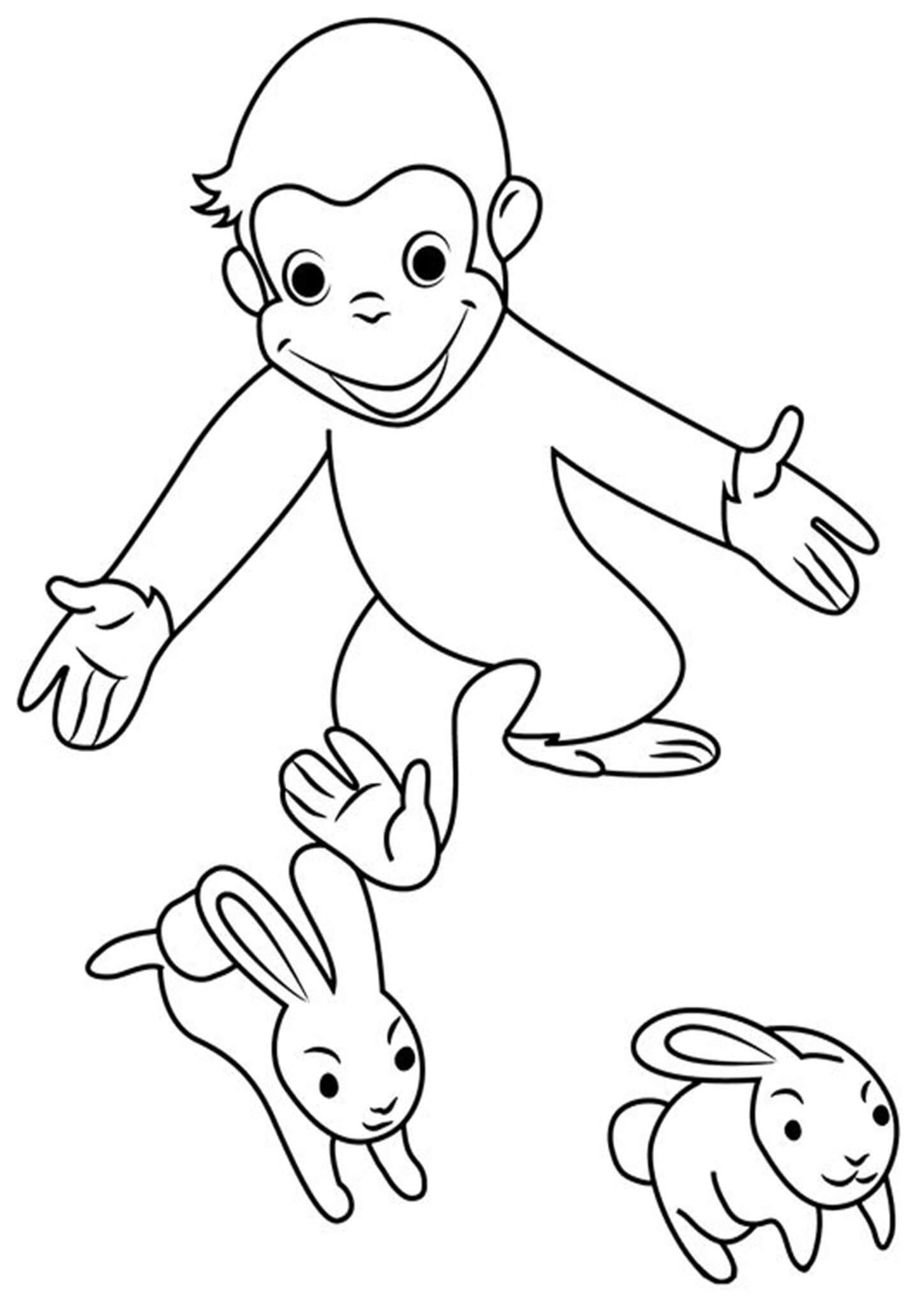 Free easy to print curious george coloring pages curious george coloring pages monkey coloring pages cartoon coloring pages