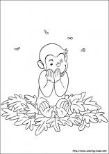 Curious george coloring pages on coloring