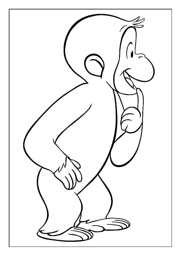 Curious george coloring pages printable coloring sheets