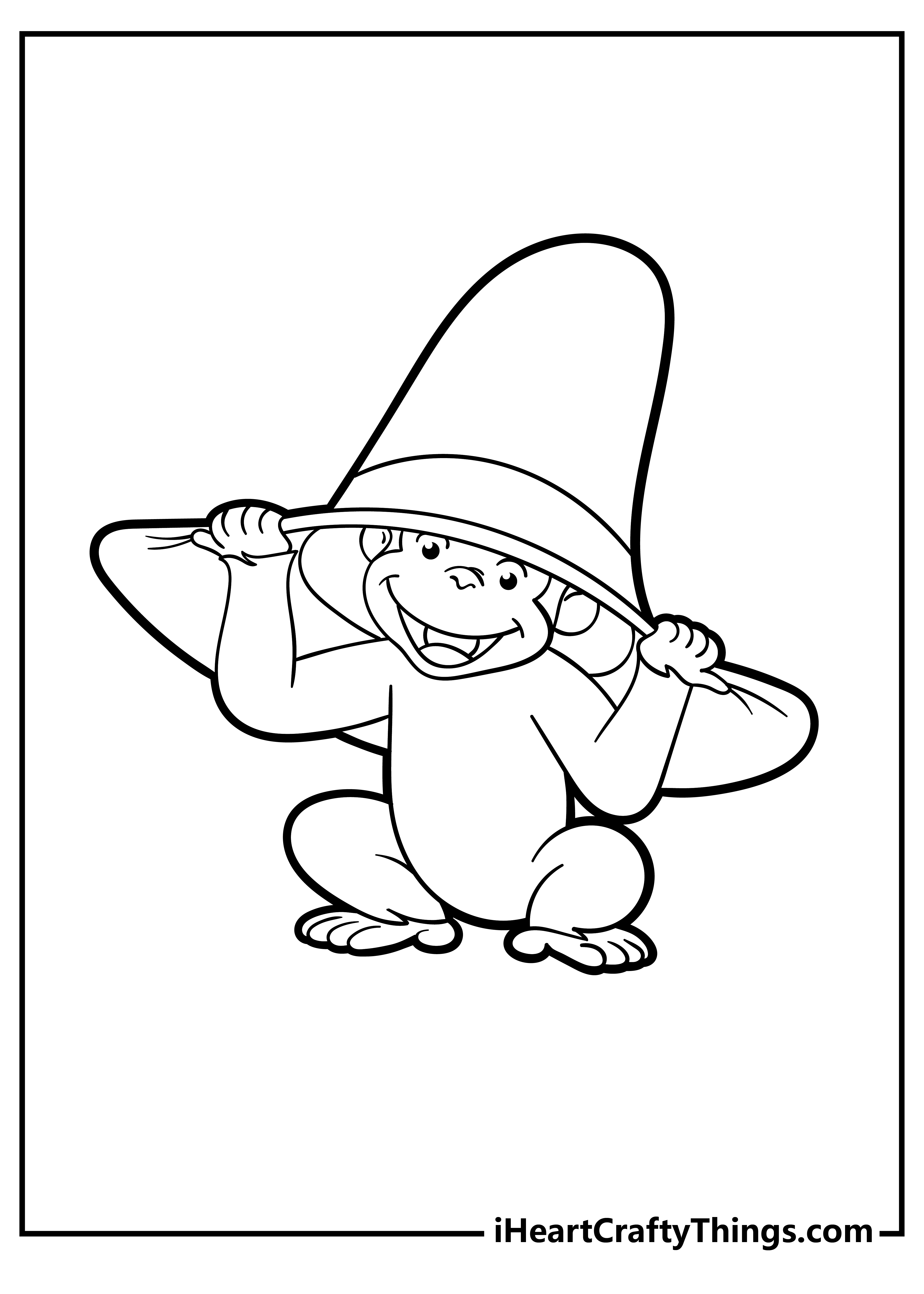 Curious george coloring pages free printables