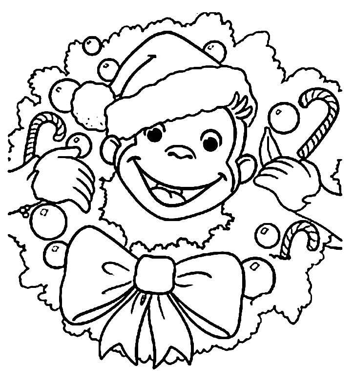 Curious george coloring pages printable for free download