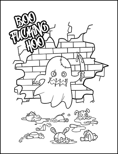 Free printable coloring pages for adults with swear words